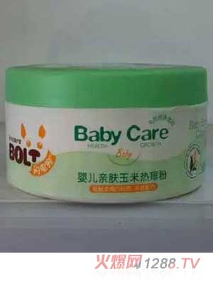 闪电狗婴儿亲肤玉米热痱粉