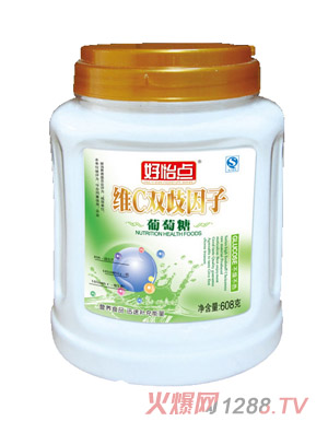 好怡點(diǎn)維C雙歧因子葡萄糖608克
