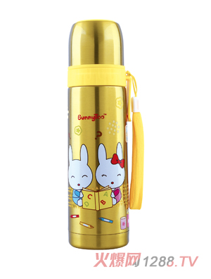 Bunnytoo子彈頭保溫杯500ml黃色