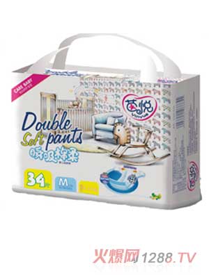 茵悦婴儿纸尿裤M码34片