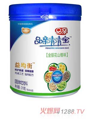 品亲清清宝金银花山楂味