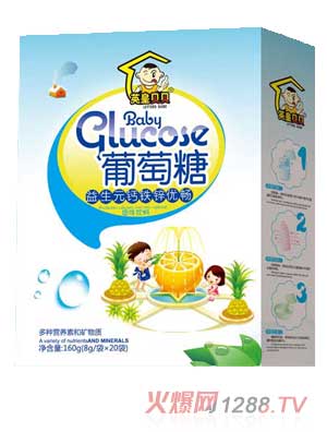 英皇貝貝益生元鈣鐵鋅優(yōu)暢葡萄糖（盒）