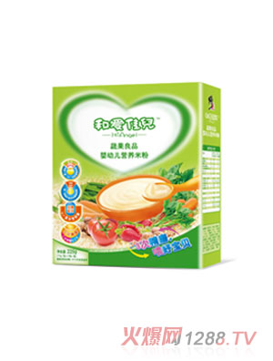 和爱佳儿蔬果良品婴幼儿营养米粉225g-火爆孕