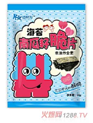 爱贝力海苔南瓜籽脆片