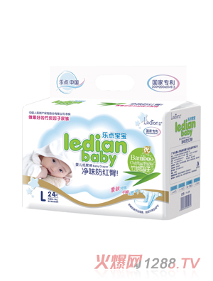 樂(lè )點(diǎn)寶寶凈味防紅臀尿褲L24片