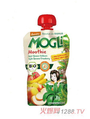 Mogli摩格力苹果香蕉草莓果泥