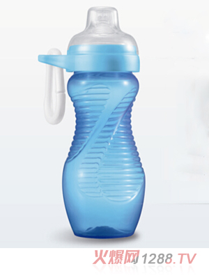 西爾斯便攜式寶寶防漏PP鴨嘴訓練杯350ML