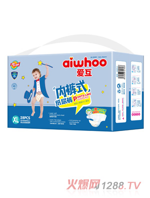 愛(ài)互內褲式紙尿褲XL28片