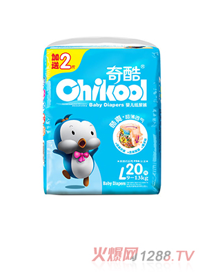 奇酷藍品鵝紙尿褲L20片