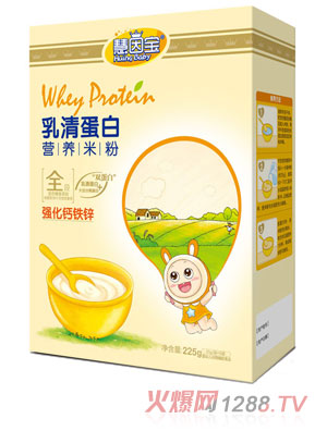 慧因寶強化鈣鐵鋅盒裝乳清蛋白營(yíng)養米粉