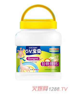 GV寶貝鈣鐵鋅貢米米粉