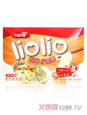 力哦力哦给力小面片胡萝卜味