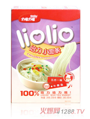 力哦力哦给力小面片五合一味200g