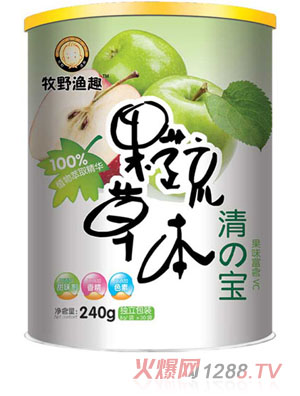 牧野漁趣果蔬草本蘋(píng)果清清寶聽(tīng)裝