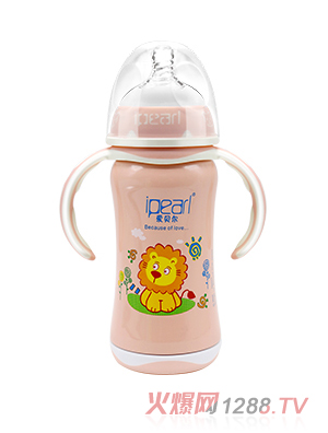 爱贝尔不锈钢保温奶瓶260ML（宽口径）