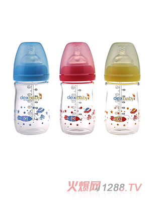 Dexbaby 宽口径玻璃奶瓶180ml