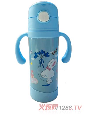 好乐婴蓝色水杯
