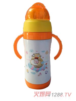 好乐婴橙色水杯