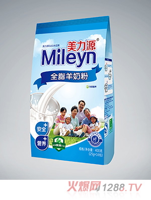 美力源全脂羊奶粉袋裝