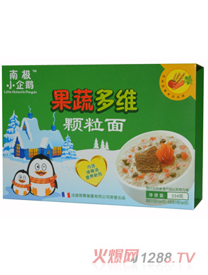 南极小企鹅果蔬颗粒面横