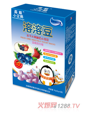 南极小企鹅蓝莓混合莓溶溶豆