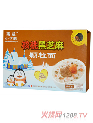 南极小企鹅芝麻颗粒面横