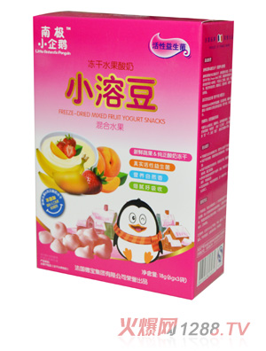 南极小企鹅混合水果小溶豆