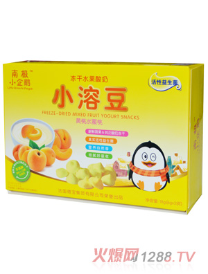 南极小企鹅黄桃水蜜桃小溶豆横