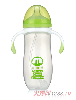 美凯蒂PP奶瓶绿色