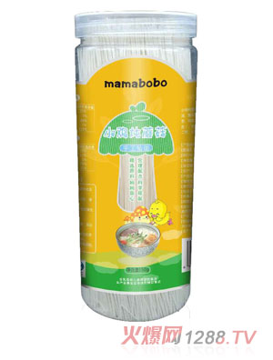 mamabobo小鸡炖蘑菇手工面