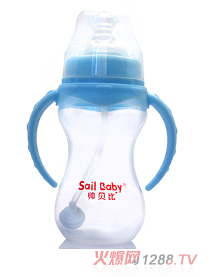 帅贝比奶瓶210ML酷炫-蓝