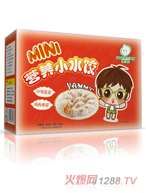 麥聰營(yíng)養小水餃什錦蔬菜+雞肉香菇