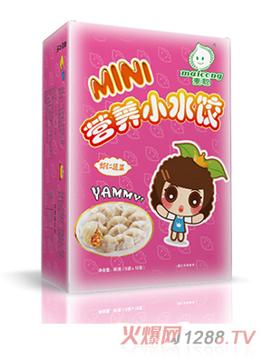 麥聰營(yíng)養小水餃蝦仁蔬菜