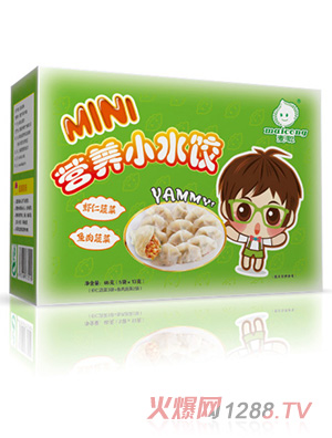 麥聰營(yíng)養小水餃蝦仁蔬菜+魚(yú)肉蔬菜