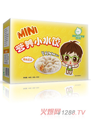 麥聰營(yíng)養小水餃豬肉蔬菜