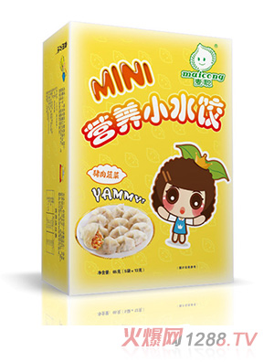 麥聰營(yíng)養小水餃豬肉蔬菜