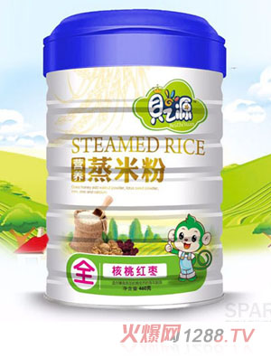 貝之源蒸米粉鐵聽(tīng)-核桃紅棗