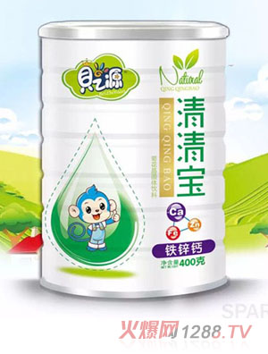 貝之源清清寶紙聽(tīng)-鐵鋅鈣