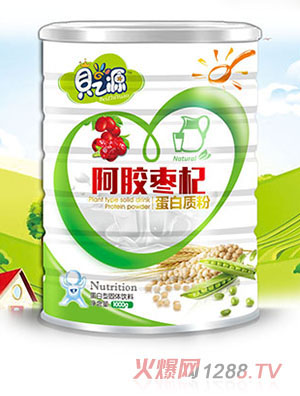 貝之源阿膠棗杞蛋白質(zhì)粉1000g