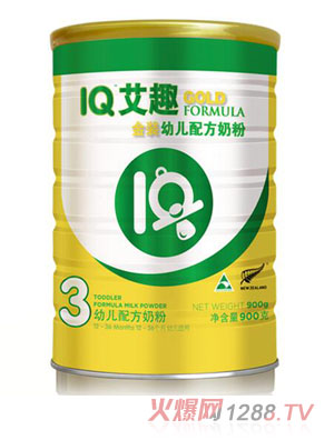 艾趣IQ金裝幼兒配方奶粉