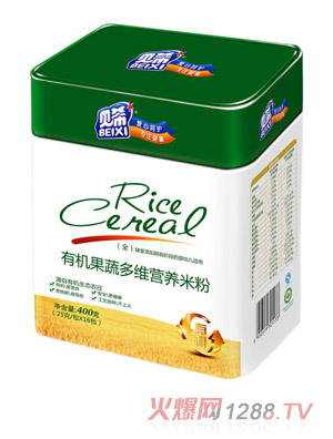 贝希有机果蔬多维米粉听装