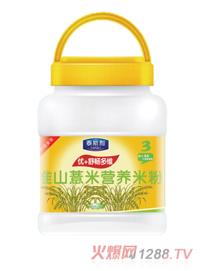 泰斯利淮山薏米营养米粉桶装