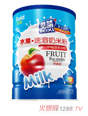 贝希水果速溶奶米粉铁听-淮山护畅