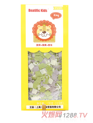 Beatific Kids菠菜+蛋黃+香米面