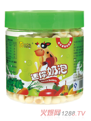 御錦記蘋(píng)果紅蘿卜味迷你奶泡