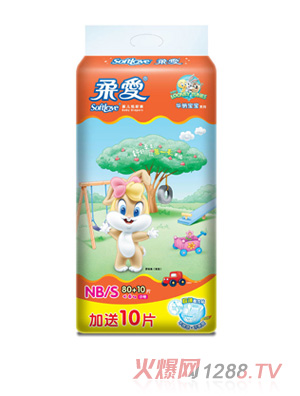 柔爱华纳宝宝纸尿裤(大包装)S码90片