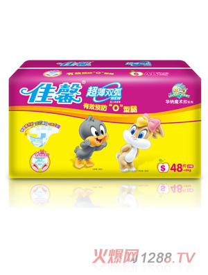 佳馨魔术扣V型纸尿裤S码48片