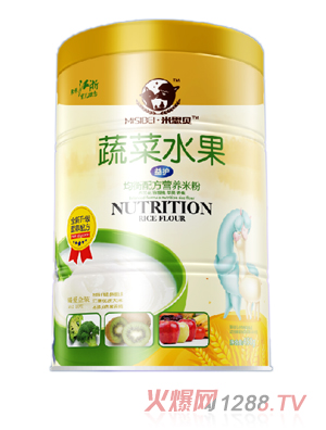 米思贝蔬菜水果均衡营养米粉