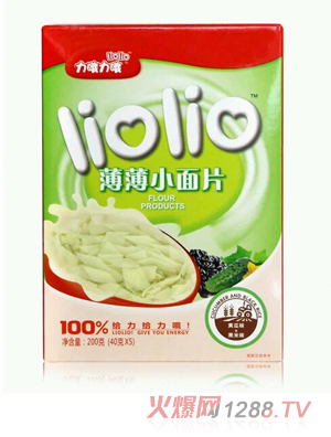 力哦力哦给力小面片黄瓜+黑米味