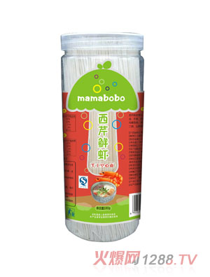 mamabobo西芹鲜虾手工面